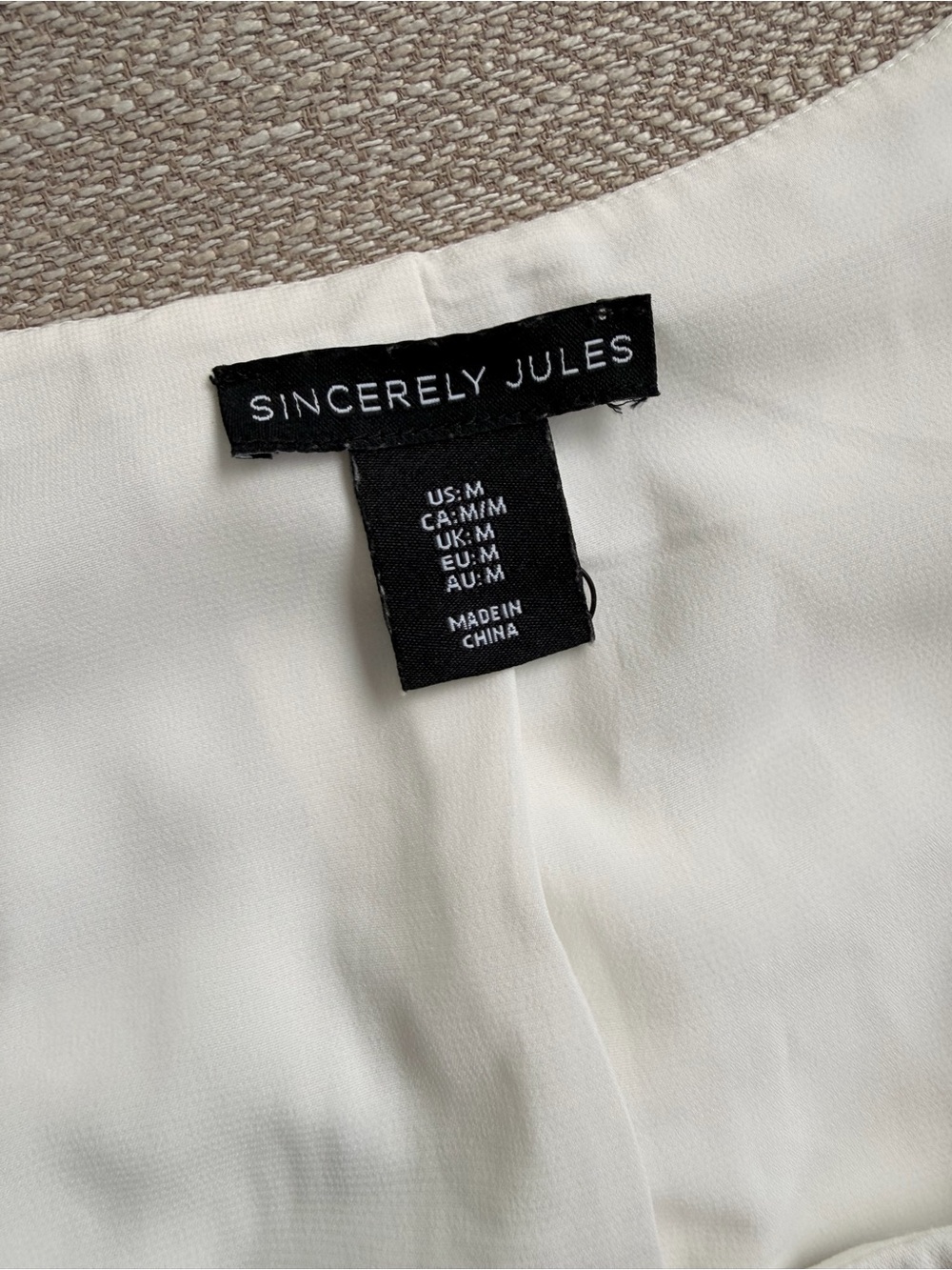 Sincerely Jules White Button-Front Mini Dress - Picture 2 of 3